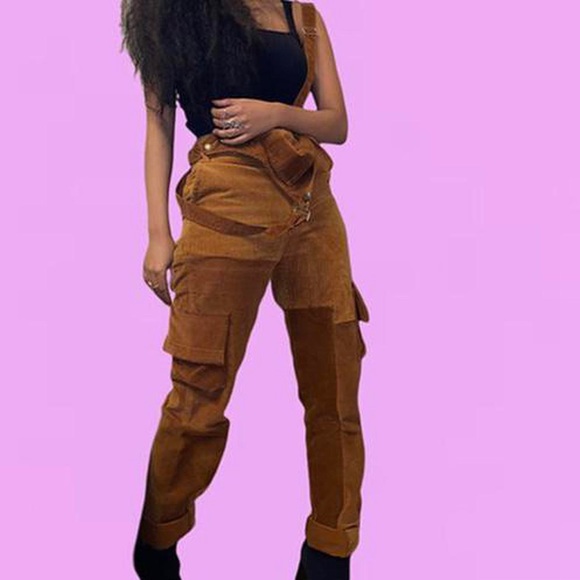 Remix courdery overall pants - Picture 1 of 3